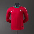 Camiseta Retro Portugal Local Manga Larga 2012 Versión Jugador - frente