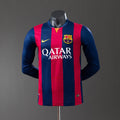 Camiseta Retro FC Barcelona Local Manga Larga 14/15 Versión Jugador - frente
