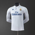 Camiseta Retro Real Madrid Local Manga Larga 16/17 Versión Jugador - frente