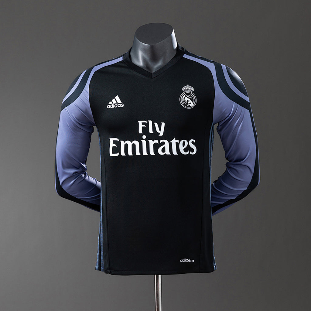 Camiseta Retro Real Madrid Tercera Manga Larga 16/17 Versión Jugador - frente