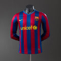 Camiseta Retro FC Barcelona Local Manga Larga 09/10 Versión Jugador - frente