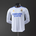 Camiseta Retro Real Madrid Local Manga Larga 21/22 Versión Jugador - frente