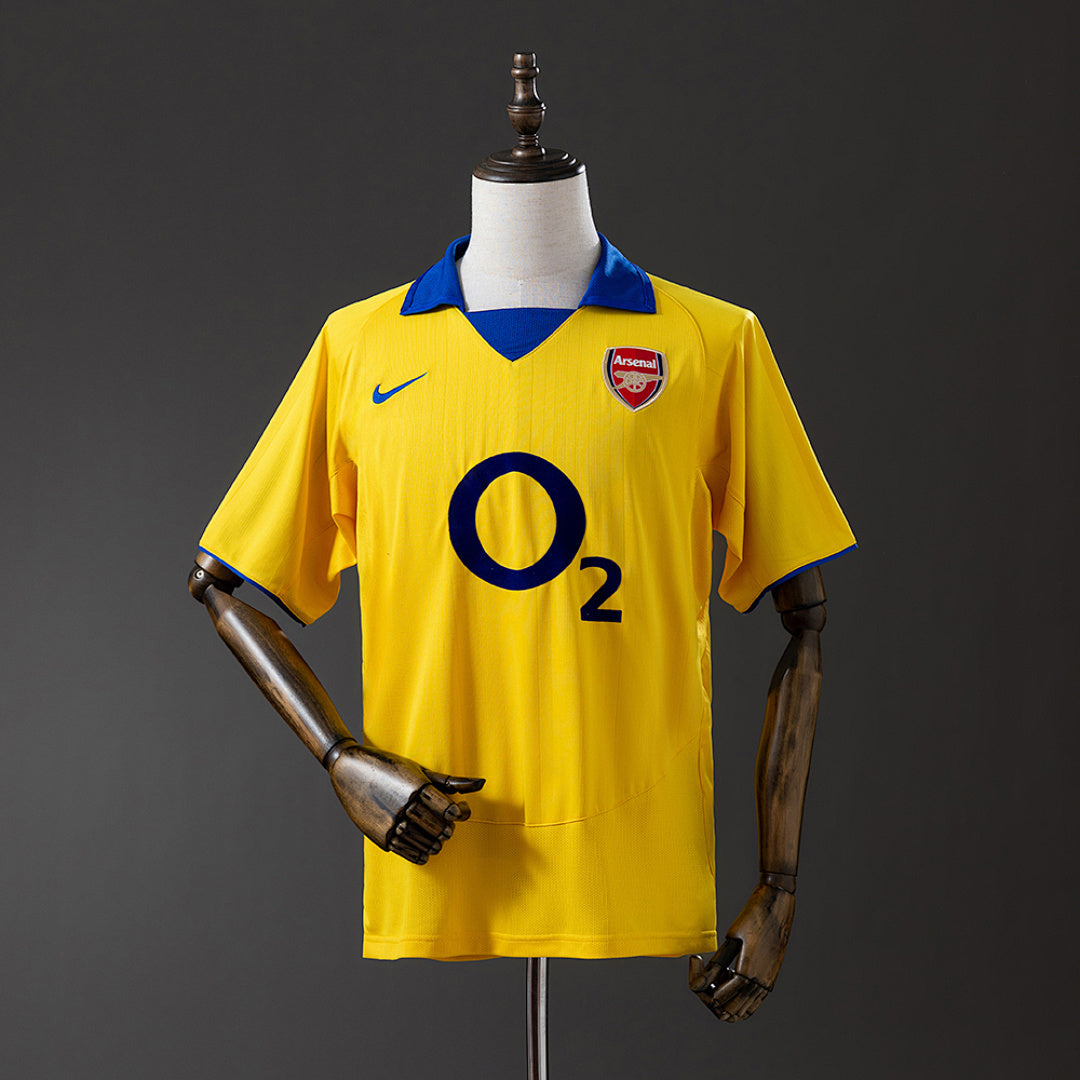 Camiseta Retro Arsenal Visita Gris 03/05 - frente
