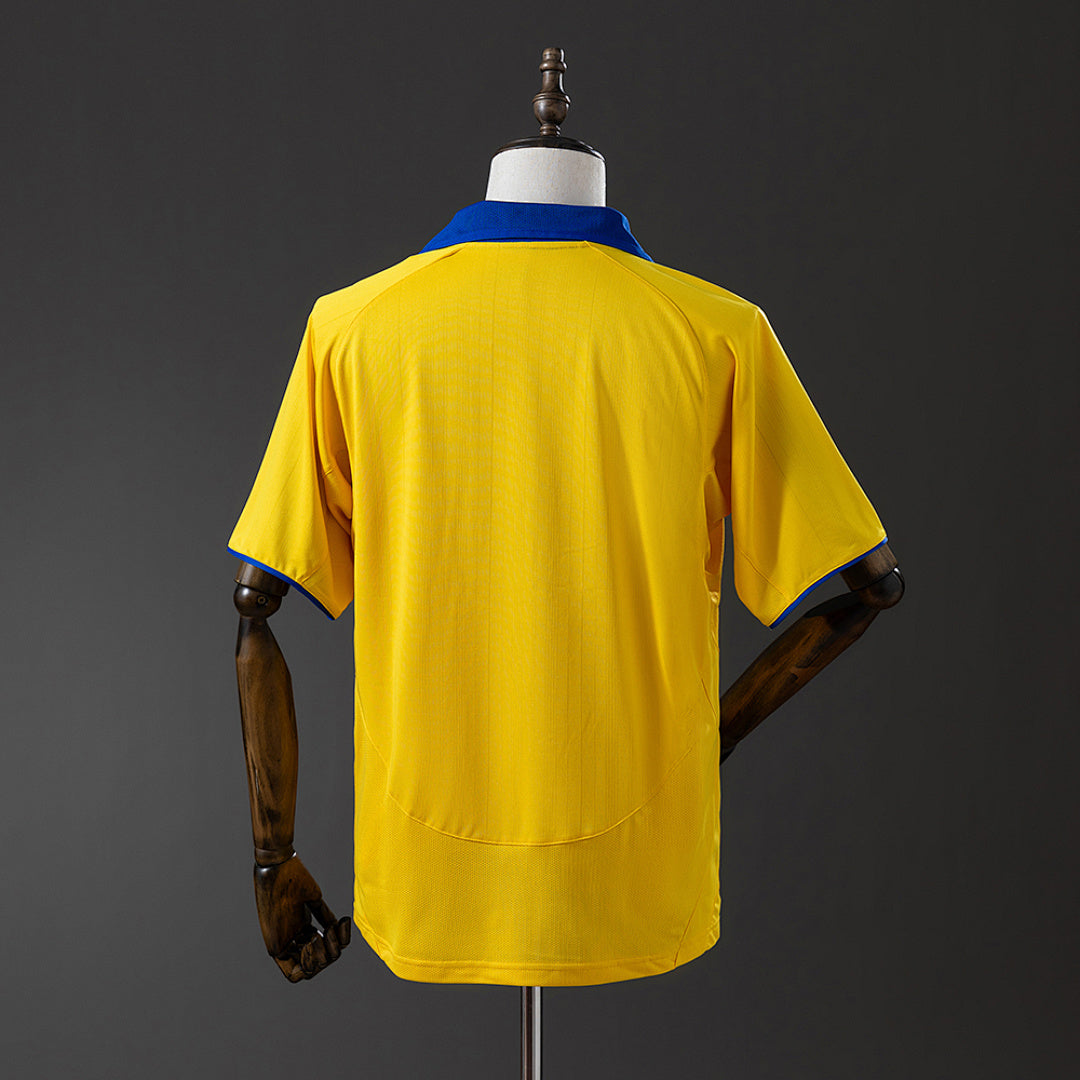 Camiseta Retro Arsenal Visita Amarilla 03/05 - espalda