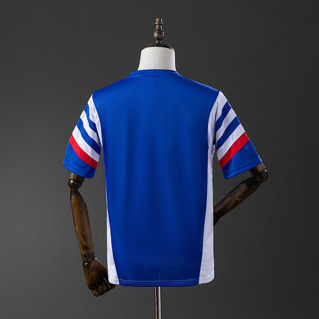 Camiseta Retro Club América Visita Azul y Celeste 1995 - espalda