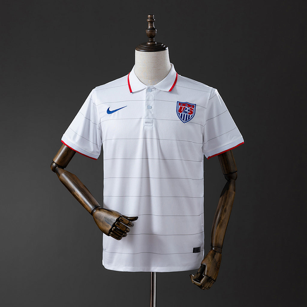 Camiseta Retro Estados Unidos Local 2014 - frente