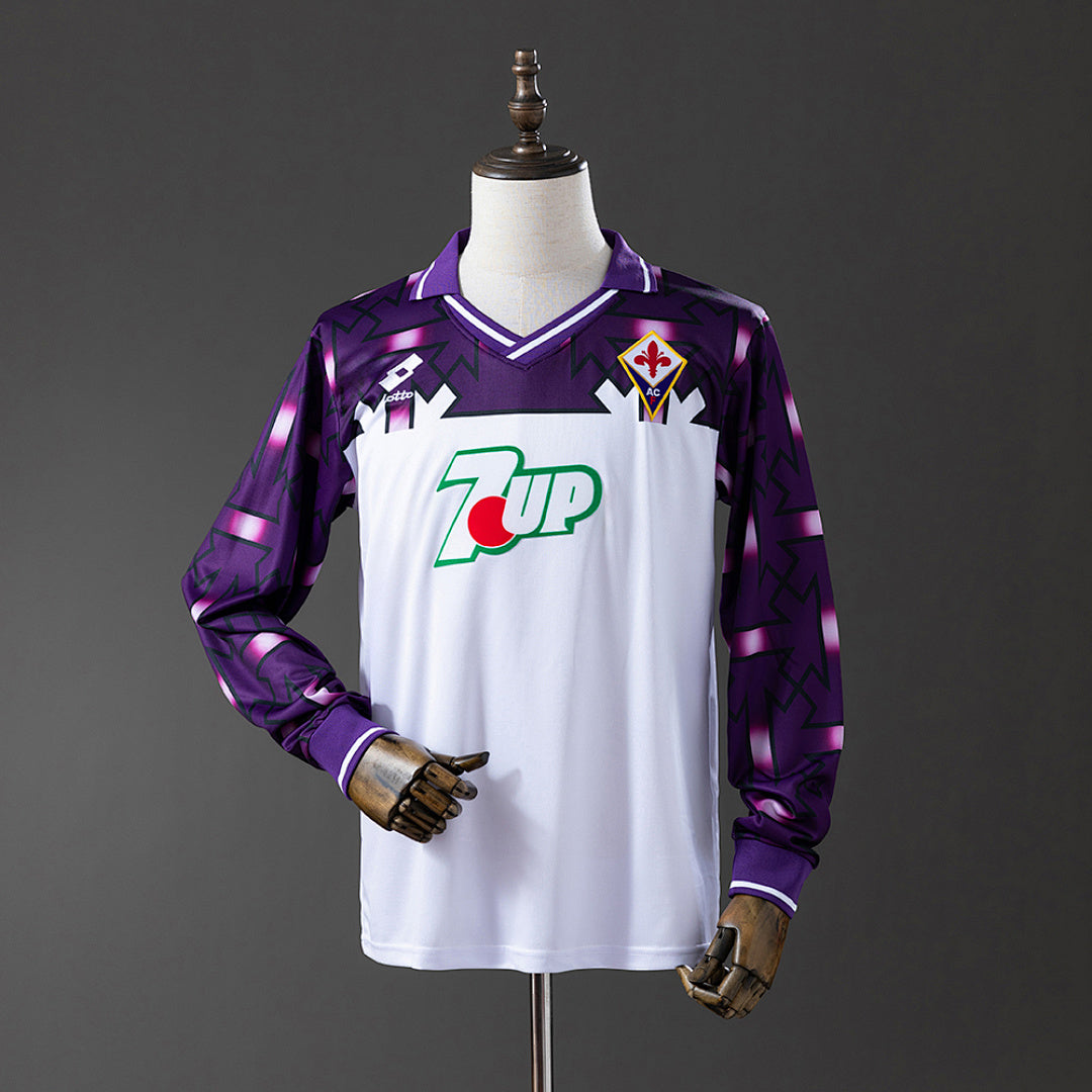 Camiseta Retro Fiorentina Visita Manga Larga 92/93 - frente