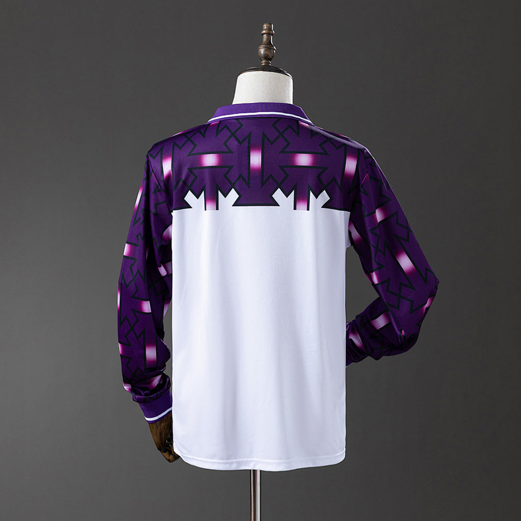 Camiseta Retro Fiorentina Visita Manga Larga 92/93 - espalda
