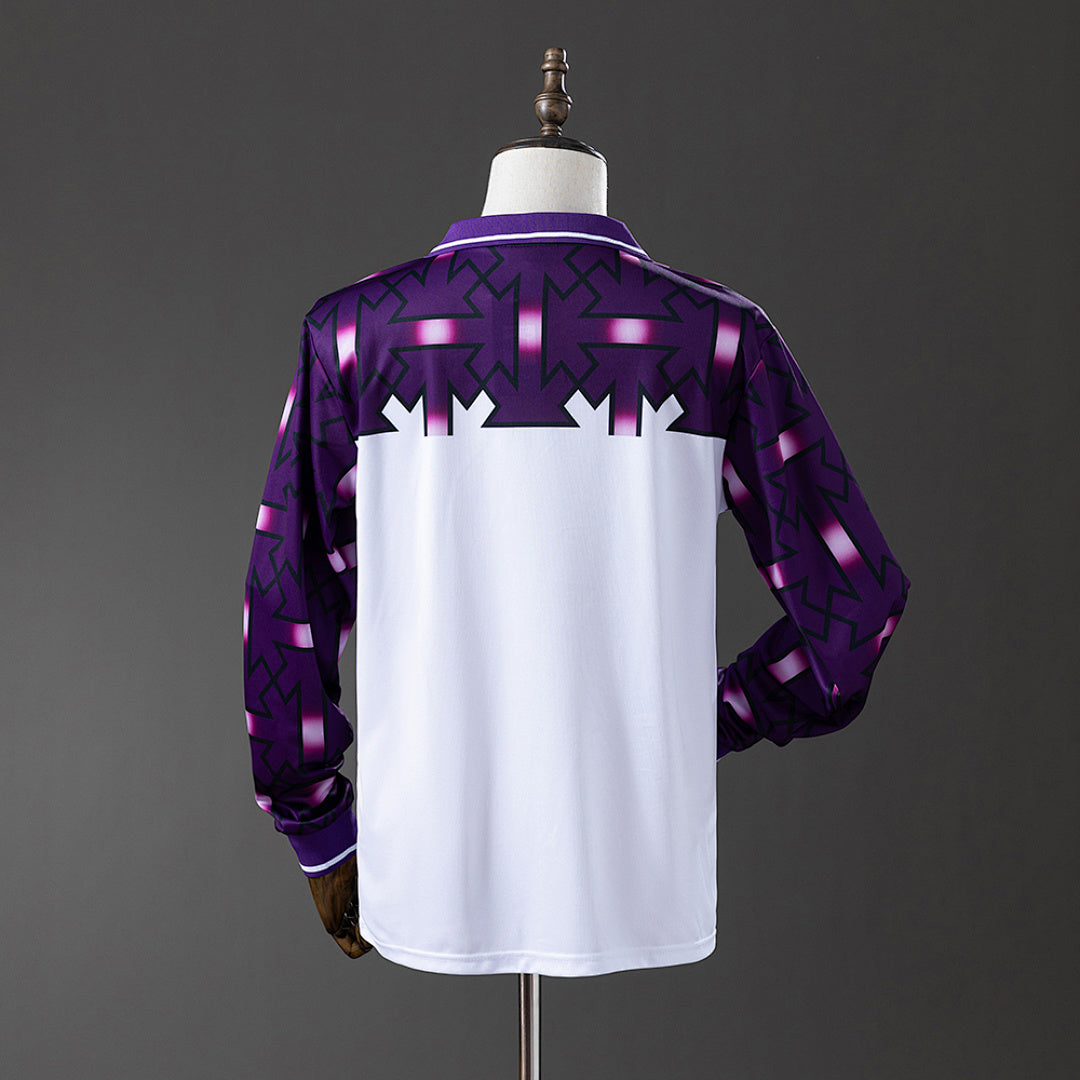 Camiseta Retro Fiorentina Visita Manga Larga 92/93 - espalda