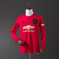 Camiseta Retro Manchester United Local Manga Larga 19/20 - frente