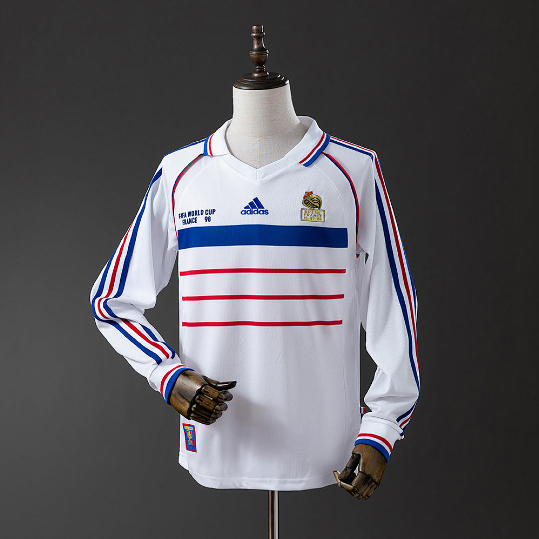 Camiseta Retro Francia Visita Manga Larga 1998 - frente