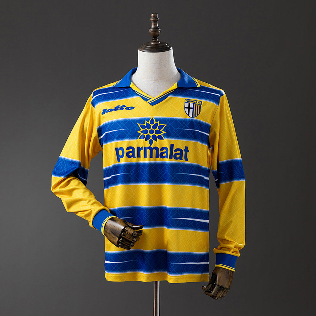Camiseta Retro Parma Calcio Local Manga Larga 98/99 - frente