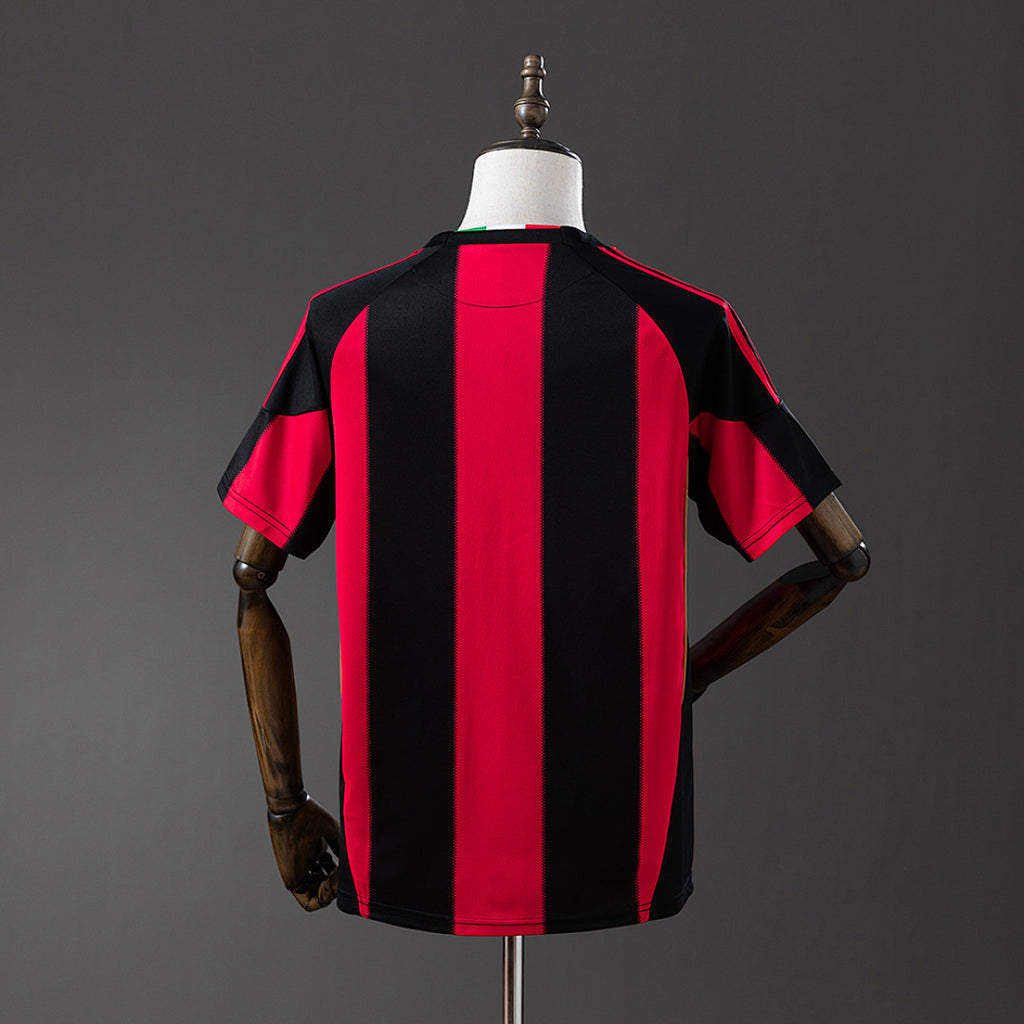 Camiseta Retro AC Milan Local 10/11 - espalda