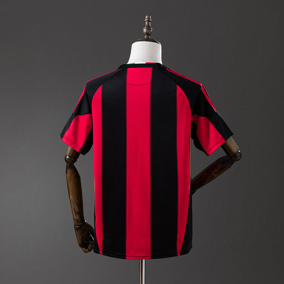 Camiseta Retro AC Milan Local 10/11 - espalda