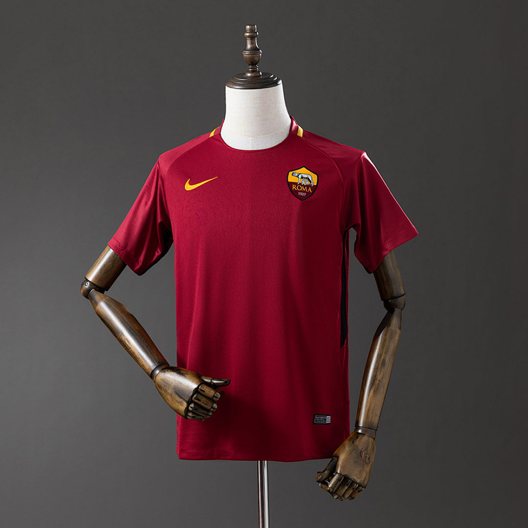 Camiseta Retro AS Roma Local 17/18 - frente
