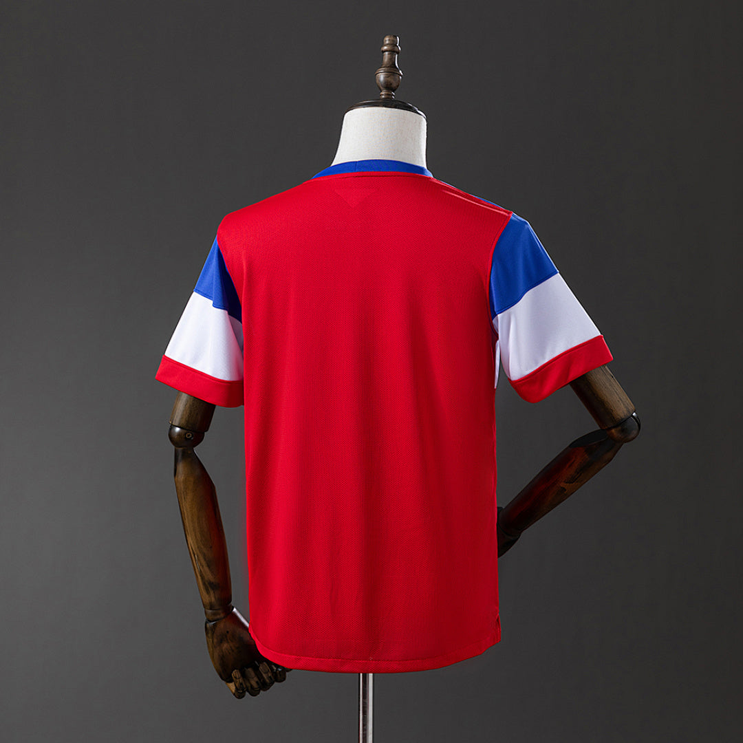 Camiseta Retro Estados Unidos Visita Burdeos y Negra 2014 - espalda