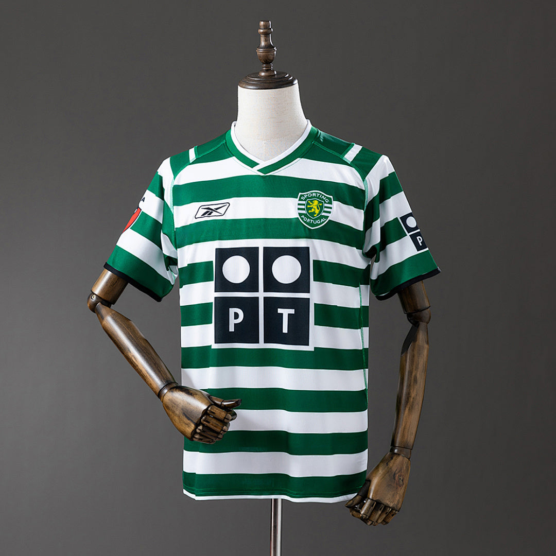 Camiseta Retro Sporting CP Local 03/04 - frente