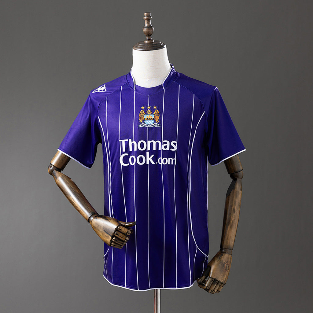 Camiseta Retro Manchester City Visita 07/08 - frente