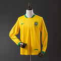 Camiseta Retro Brasil Local Manga Larga 2006 - frente