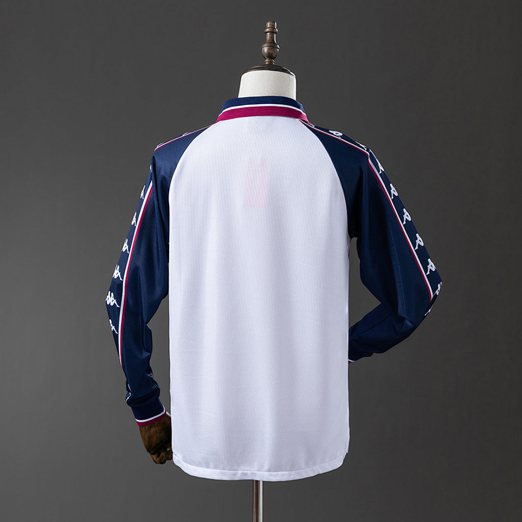 Camiseta Retro Manchester City Visita Manga Larga 97/98 - espalda