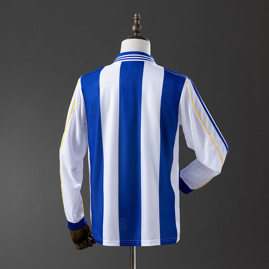 Camiseta Retro Deportivo La Coruña Local Manga Larga 99/00 - espalda
