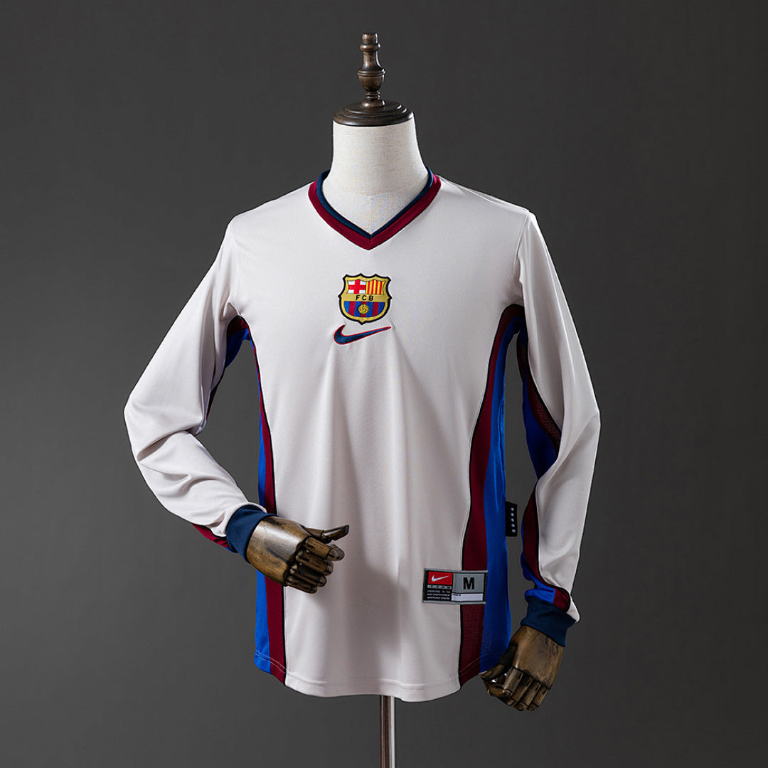 Camiseta Retro FC Barcelona Visita Manga Larga 98/99 - frente