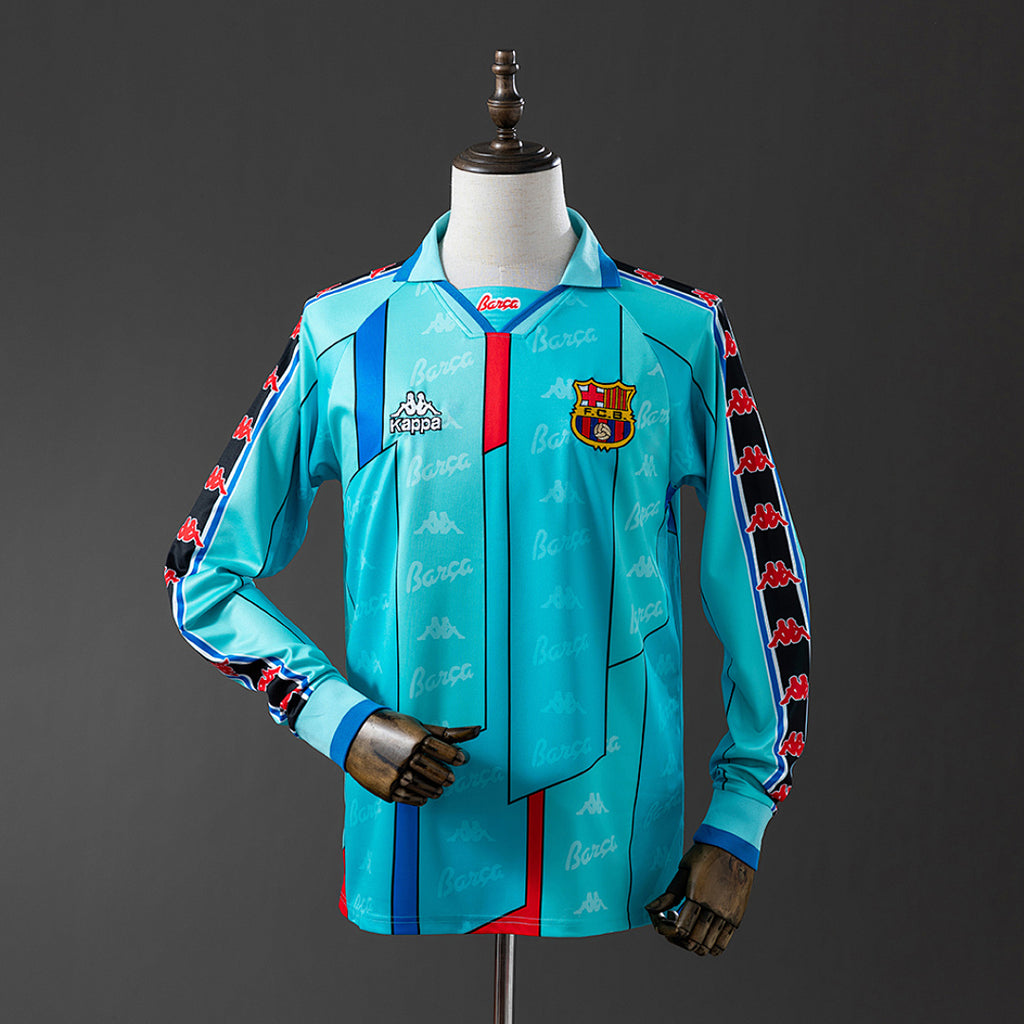 Camiseta Retro FC Barcelona Visita Manga Larga 95/97 - frente