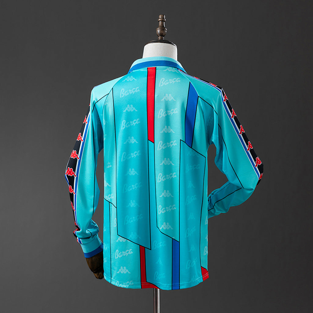 Camiseta Retro FC Barcelona Visita Manga Larga 95/97 - espalda