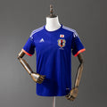 Camiseta Retro Japón Local Gris y Azul Marino 2014 - frente