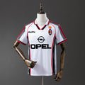 Camiseta Retro AC Milan Visita Celeste y Café 97/98 - frente