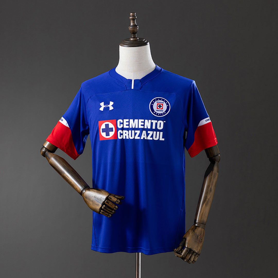 Camiseta Retro Cruz Azul Local 18/19 - frente