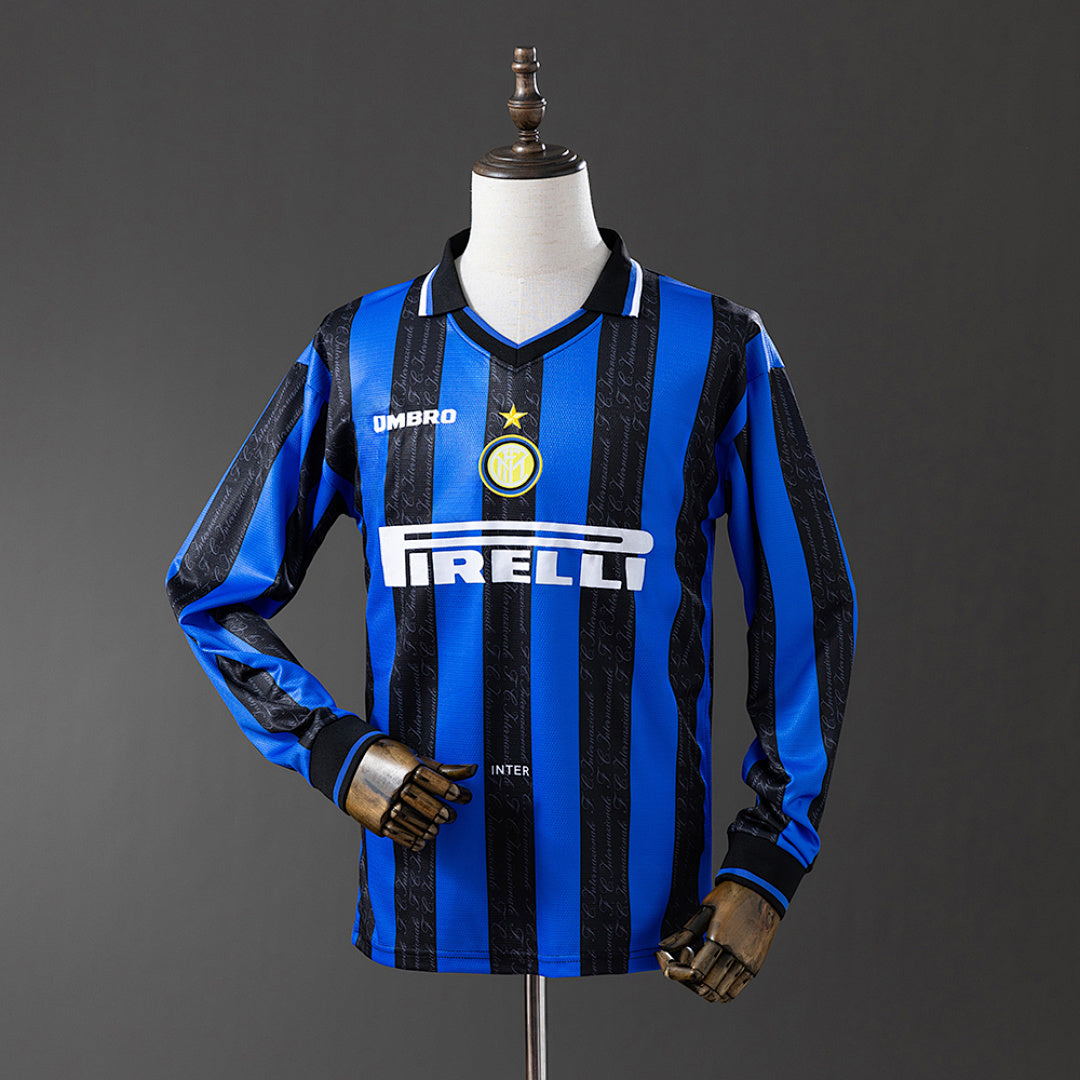 Camiseta Retro Inter de Milán Local Manga Larga 97/98 - frente