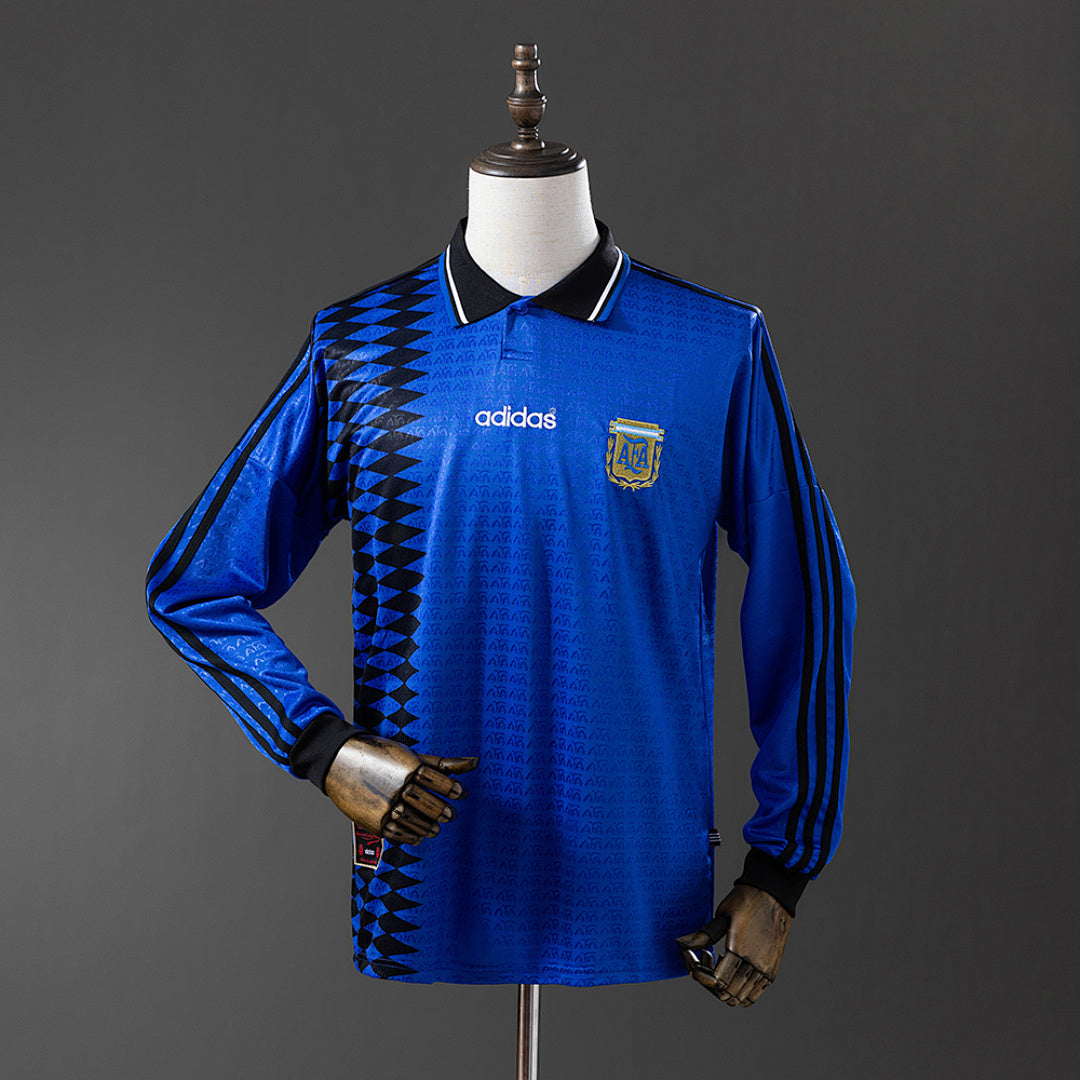 Camiseta Retro Argentina Visita Manga Larga 1994 - frente