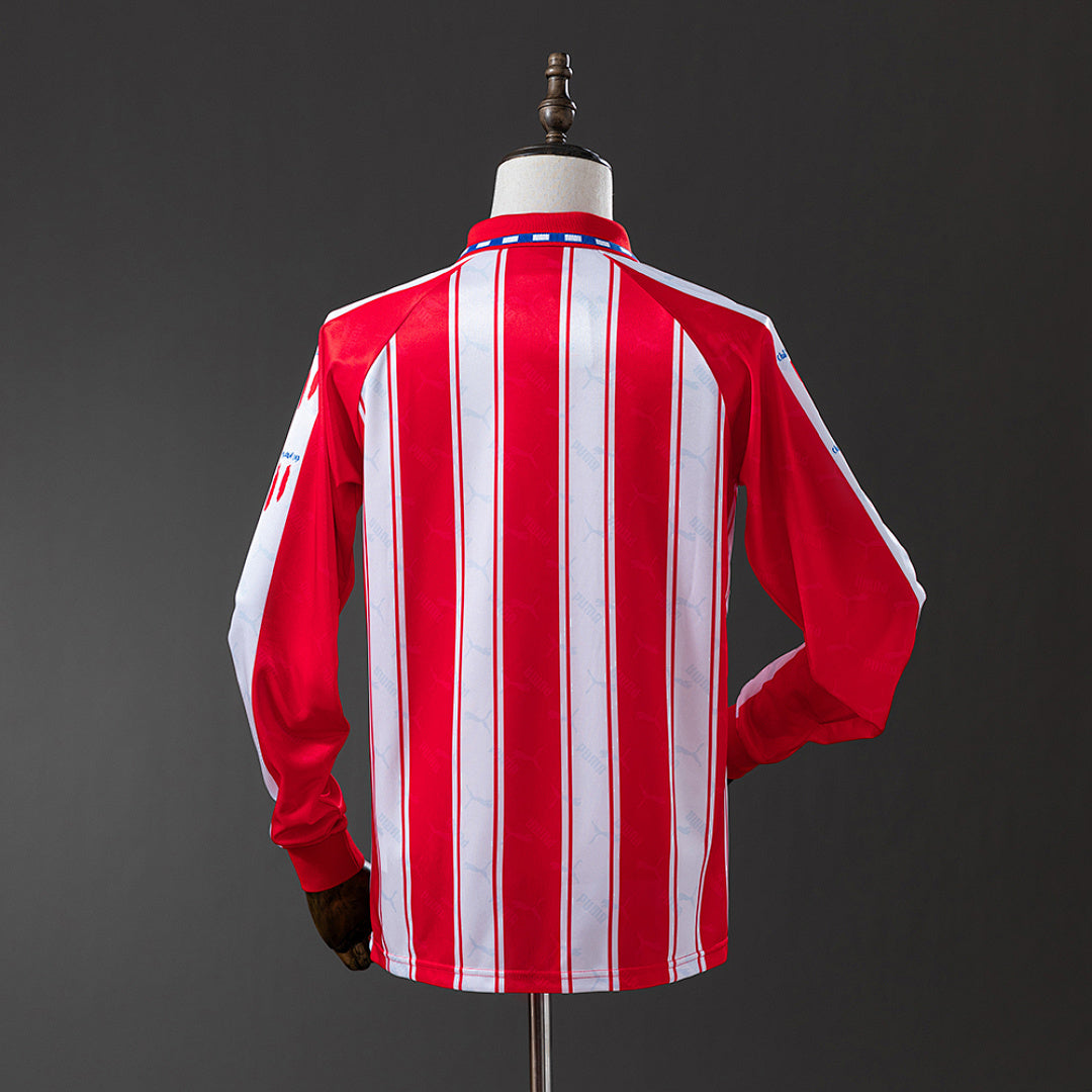 Camiseta Retro Atlético de Madrid Local Manga Larga 94/95 - espalda