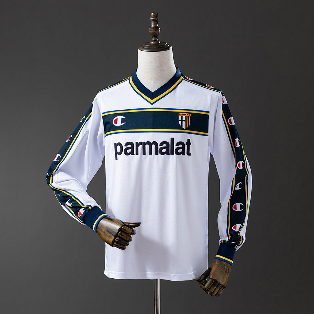 Camiseta Retro Parma Calcio Visita Manga Larga 02/03 - frente