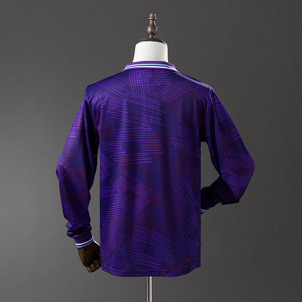 Camiseta Retro Fiorentina Local Manga Larga 92/93 - espalda