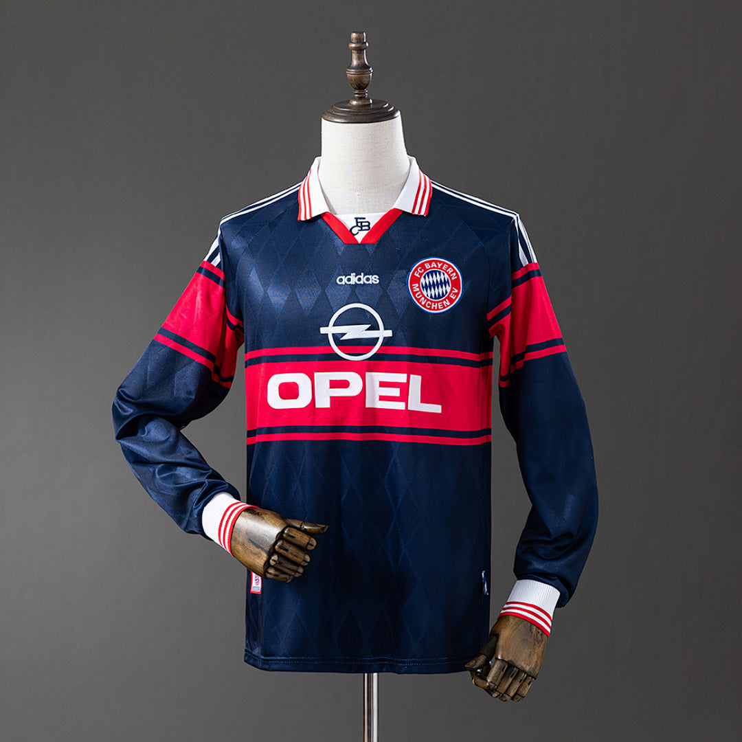 Camiseta Retro Bayern Múnich Visita Manga Larga 97/98 - frente