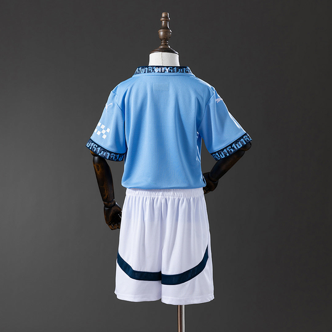 Conjunto Niños Manchester City Local 2024/25 - espalda