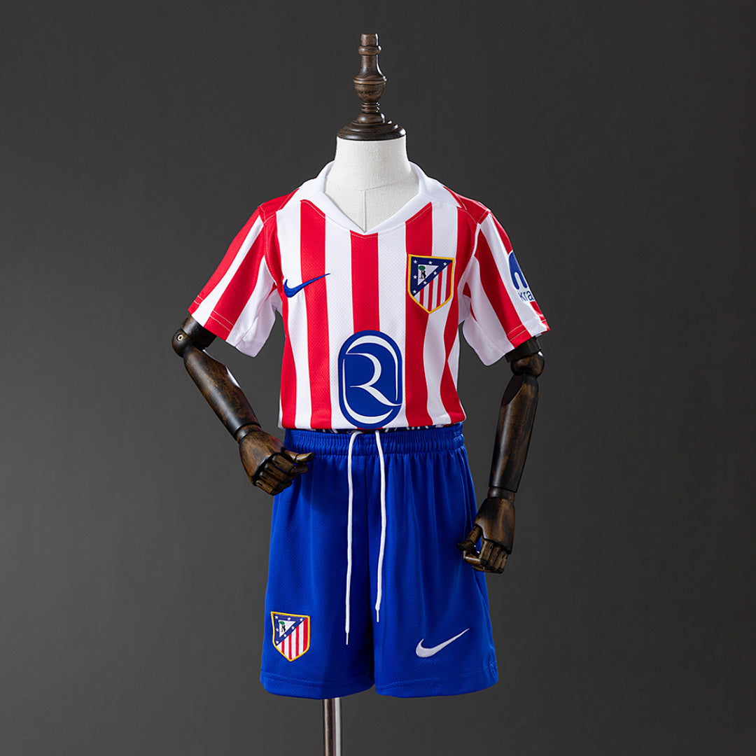 Conjunto Niños Atlético de Madrid Local 2025/26 - frente