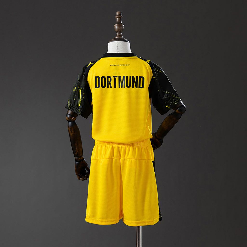 Conjunto Niños Borussia Dortmund Local 2025/26 - espalda