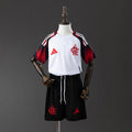Conjunto Niños Flamengo Visita Negra y Gris 2025/26 - frente