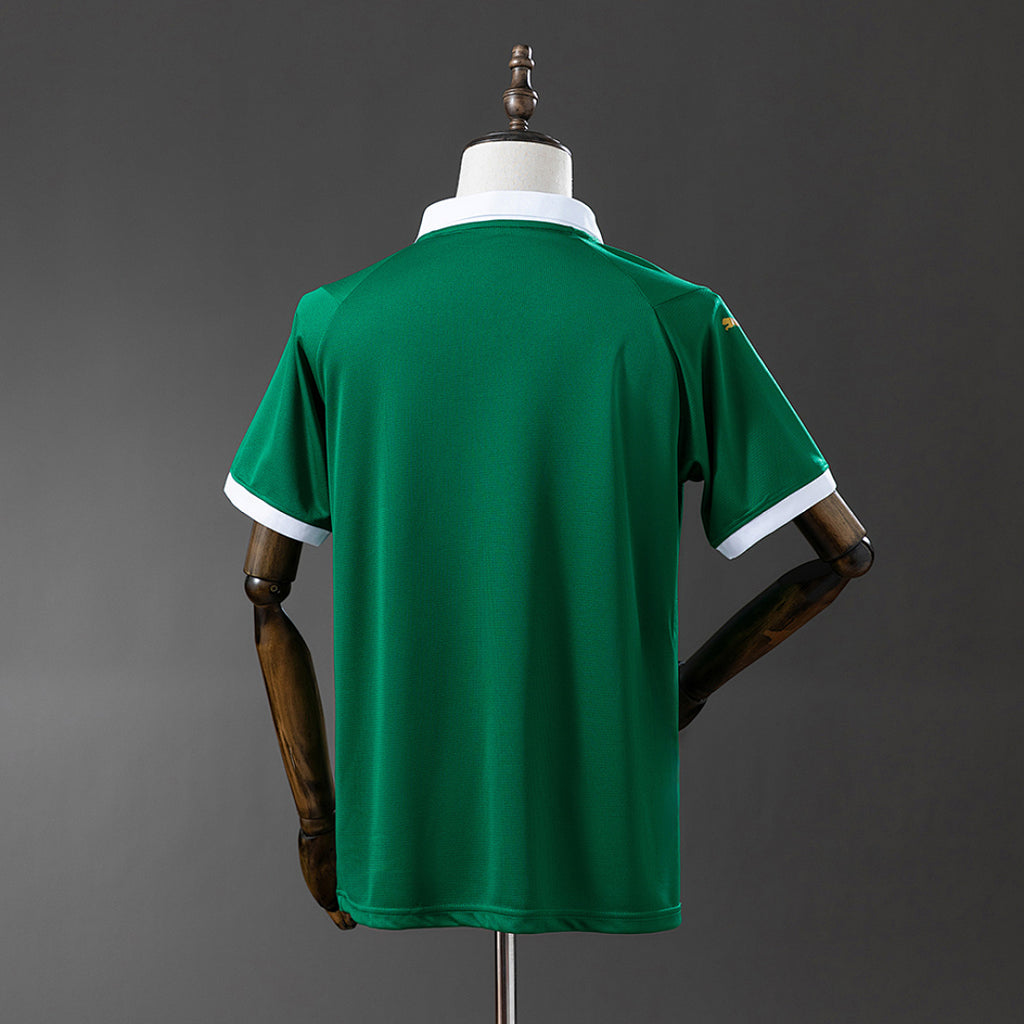 Camiseta Palmeiras Local Verde Oscuro y Gris 2024/25 - espalda