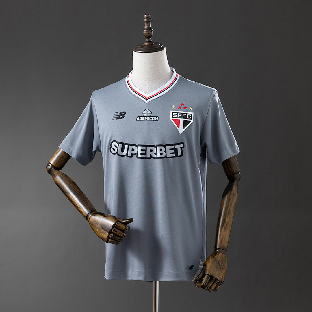 Camiseta São Paulo Gris Edición Especial 2025/26 - frente