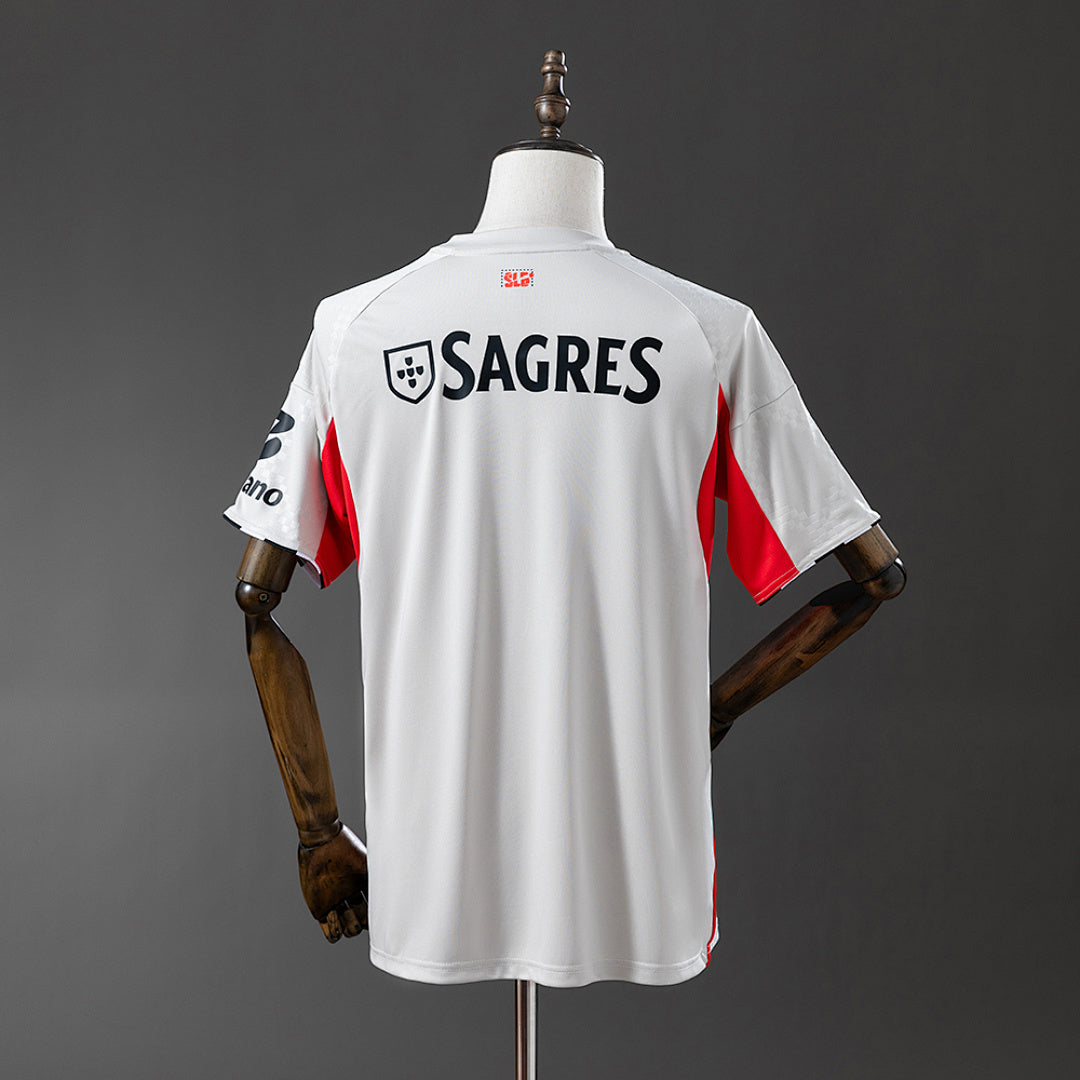 Camiseta SL Benfica Visita Beige 2025/26 - espalda