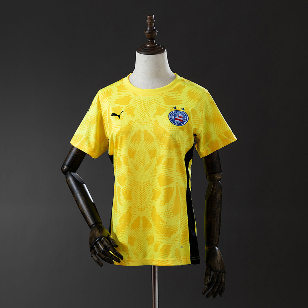 Camiseta EC Bahia Portero Amarilla 2025/26 Mujer - frente
