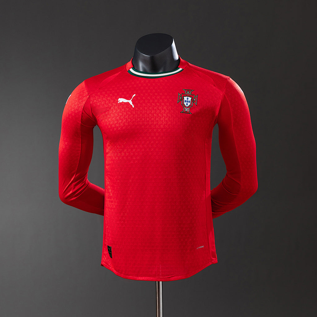 Camiseta Portugal Local Manga Larga 2025 Versión Jugador - frente