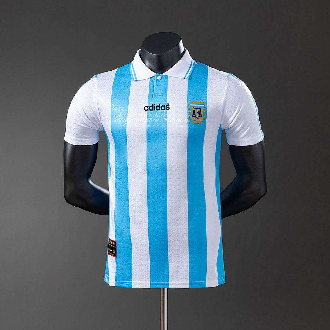 Camiseta Retro Argentina Local 1994 Versión Jugador - frente