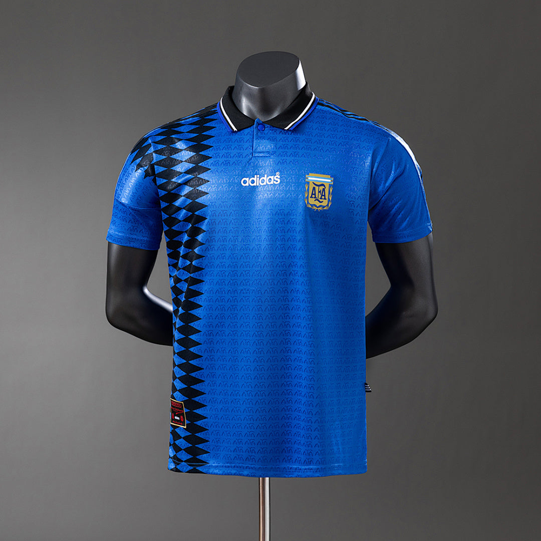 Camiseta Retro Argentina Visita 1994 Versión Jugador - frente