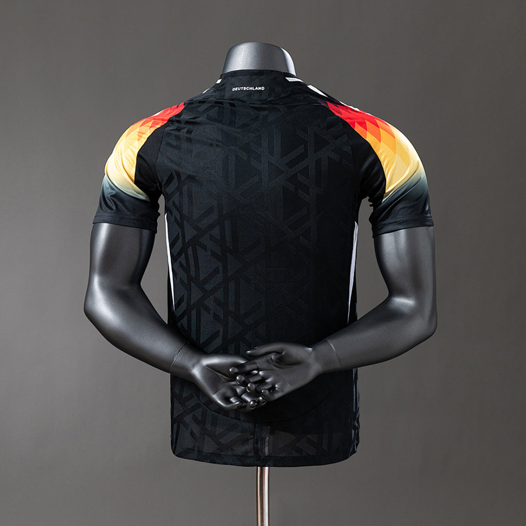 Camiseta Alemania Negra 2024 Versión Jugador - espalda