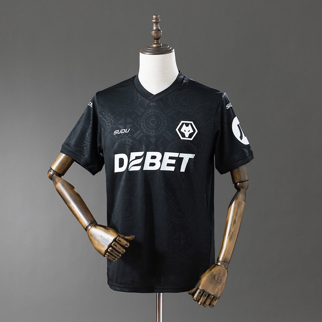 Camiseta Wolverhampton Portero Negra 2025/26 - frente